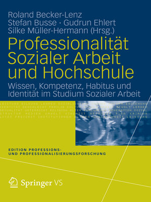 cover image of Professionalität Sozialer Arbeit und Hochschule